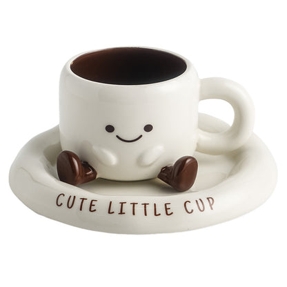 Cartoon Ceramic Coffee Cup and Set